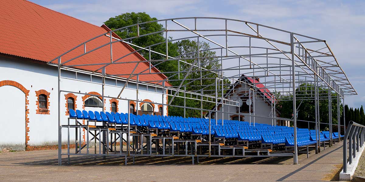 stadium seating installation