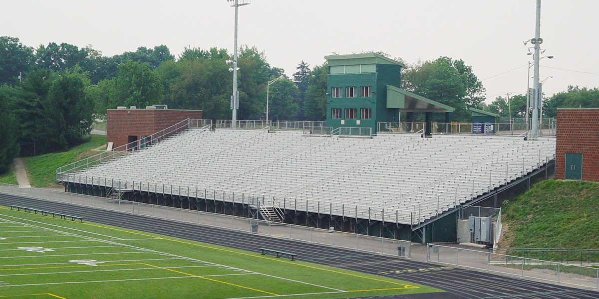 steel bleacher